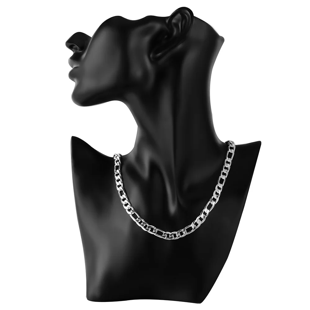 Andara 925 Sterling Silver 4MM/6MM/8MM/10MM/12MM Chain Necklace 16-30 Inch for Man Women Fashion Jewelry High End Necklace silver necklace