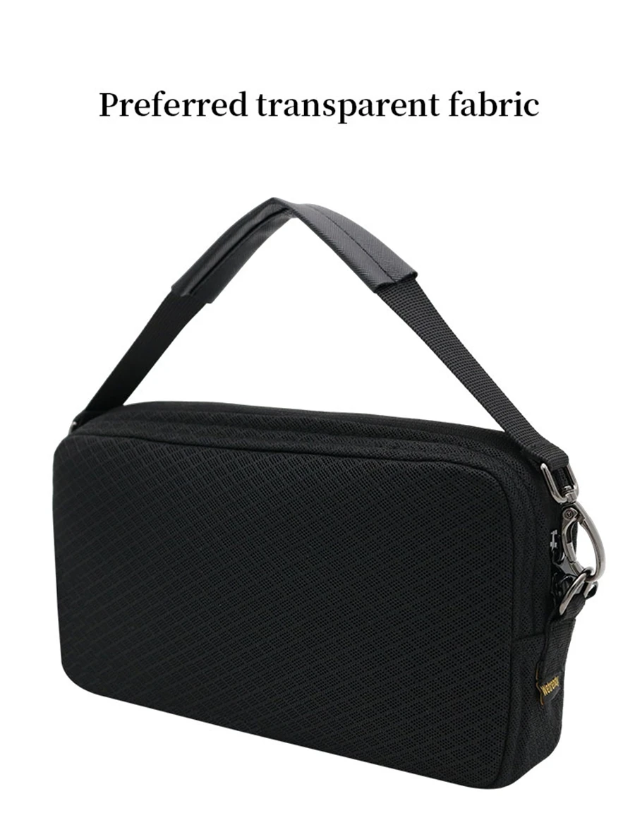 Portable Speaker Bag for BOGASING S9 Pro Speaker Sound Permeable Bags S9 Pro Outdoors Travel Carrying Transparent Case