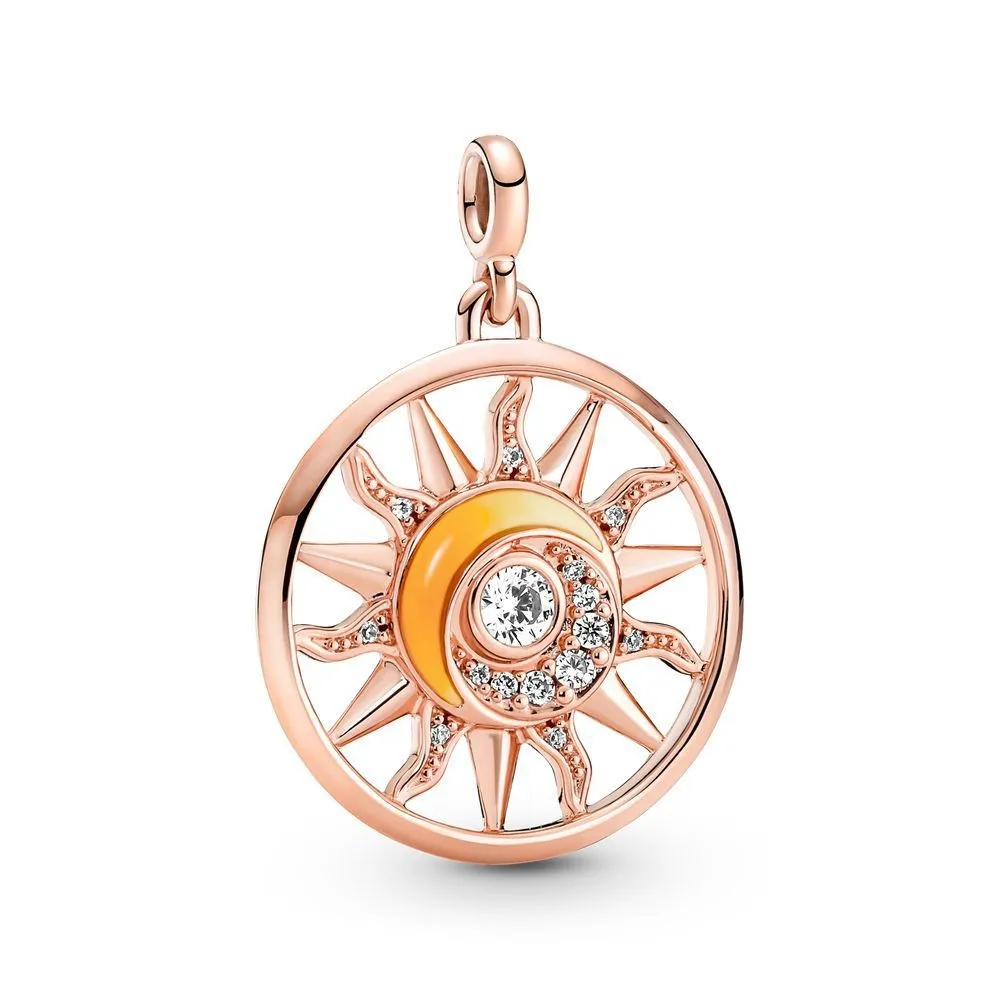 

Original ME Sun Power Medallion Beads Charm Fit Pandora Women 925 Sterling Silver Europe Bracelet Bangle Diy Jewelry