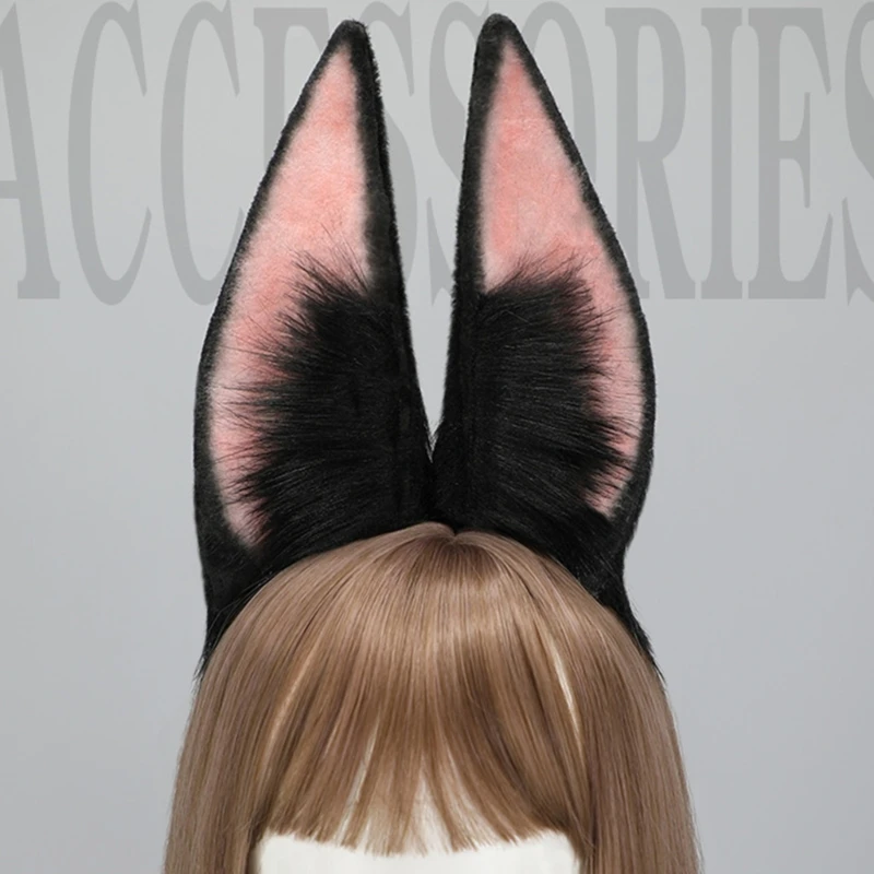 

for CAT Foxes Faux Fur Ears Headband Cute Halloween Fancy Dress Cosplay Accessor