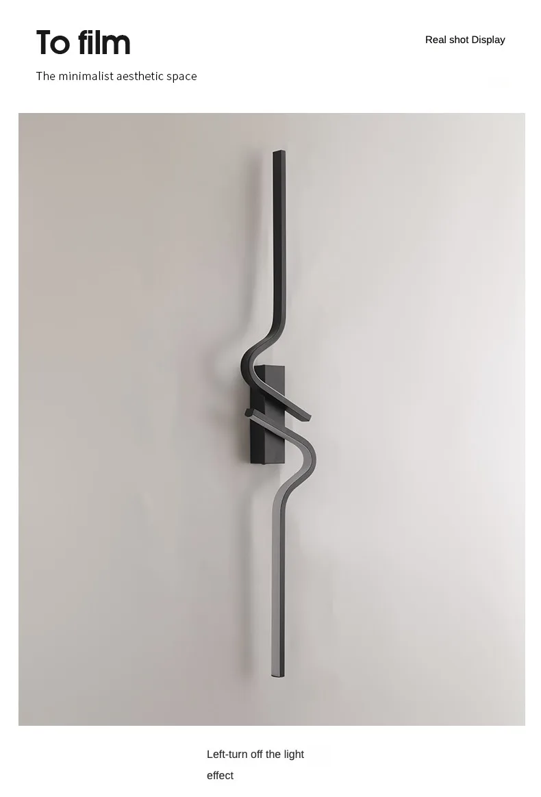 Lámpara LED de pared para sala de estar, candelabros de pared minimalistas, diseño moderno y creativo, decoración de pared de sofá, iluminación interior