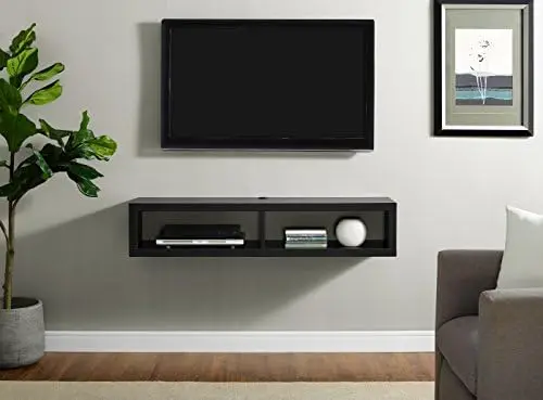

Floating TV Console, 60", Black