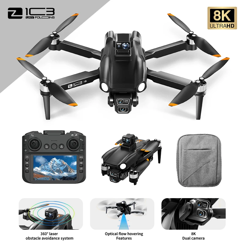 Nuovo Originale Z103 Drone 8K 5G GPS Professionale HD Fotografia Aerea Aereo di Controllo Remoto HD Doppia Fotocamera Quadcopter Giocattolo Drone - Image 4