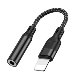 Premium Lightning to 3.5mm AUX Audio Adapter (Black)