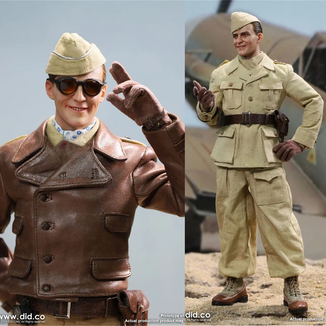 In Stock Did D80154 1/6 Scale Wwii Ace Pilot Africa Star Hans