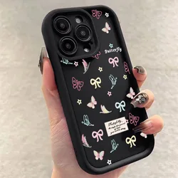Bowknot Flower Silicone Soft Phone Case Cover - S23 Ultra 5g (1)