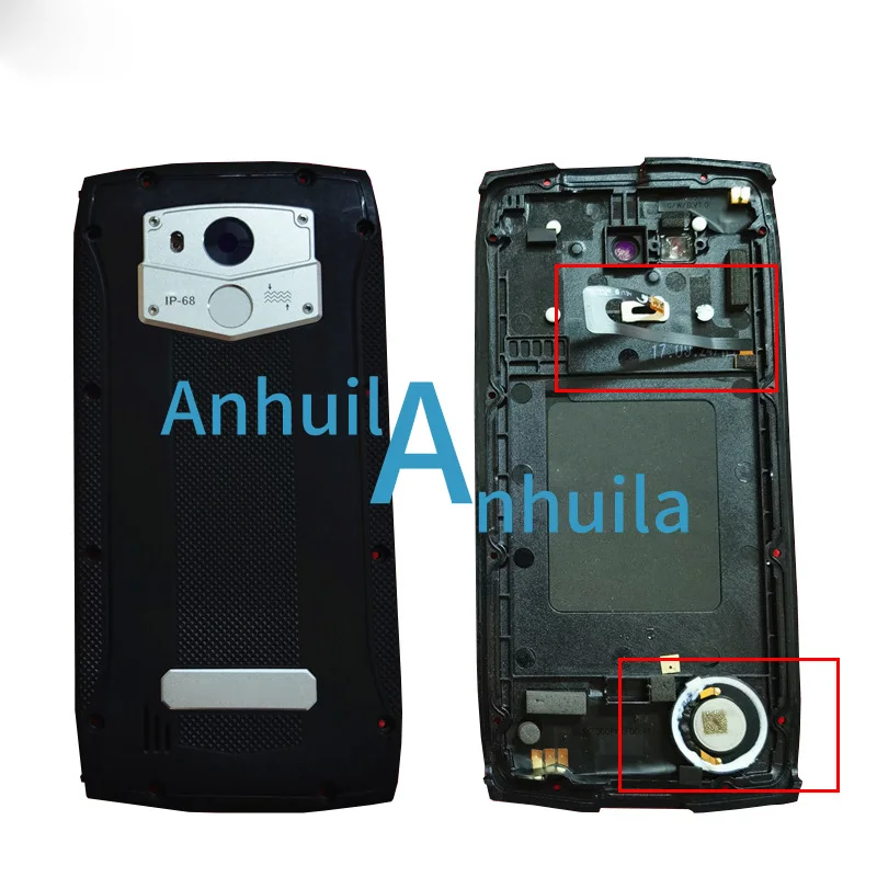 Золотистая/Серебристая/серая задняя крышка батарейного отсека для Blackview BV7000 Pro