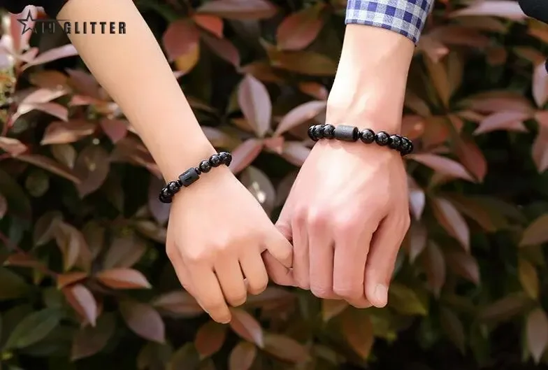 10MM Natural Black Obsidian Carved Buddha Beads Strand Bracelet For Women Men Stone Bead Bracelet Natural Stone Bracelet Beaded Bracelet