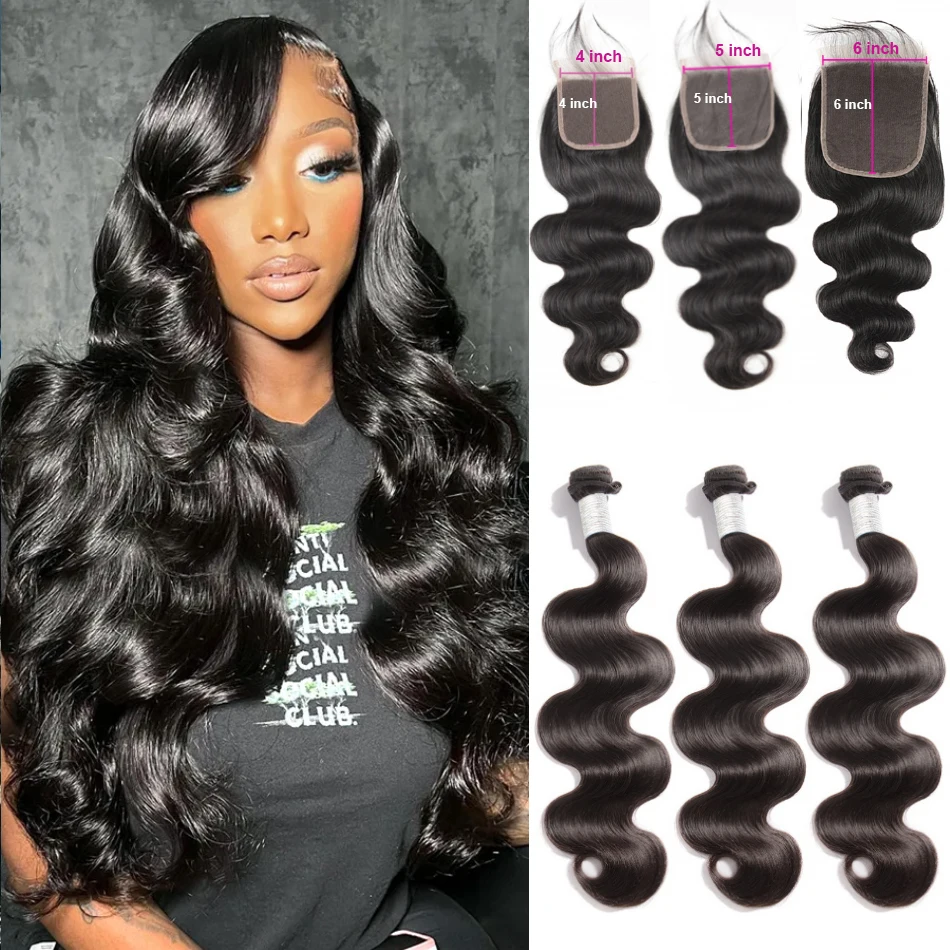 

Nextface 5x5 6x6 кружевная застежка с искусственными бразильскими волнистыми человеческими волосами с застежкой натуральные волосы для наращивания 4x4 кружева