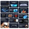 New Blackview Tab 60 WIFI Tablet 10.1Inch HD IPS Display Widevine L1 Android 14 12GB(4+8Expand) 128GB 5100mAh Battery PC Pad 2