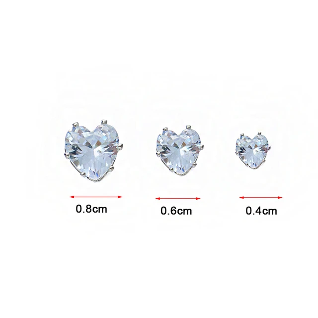 Comprar Pendientes con imán de diamantes de imitación de circonio para  mujer y niña, accesorios de joyería, sin perforaciones, nueva moda