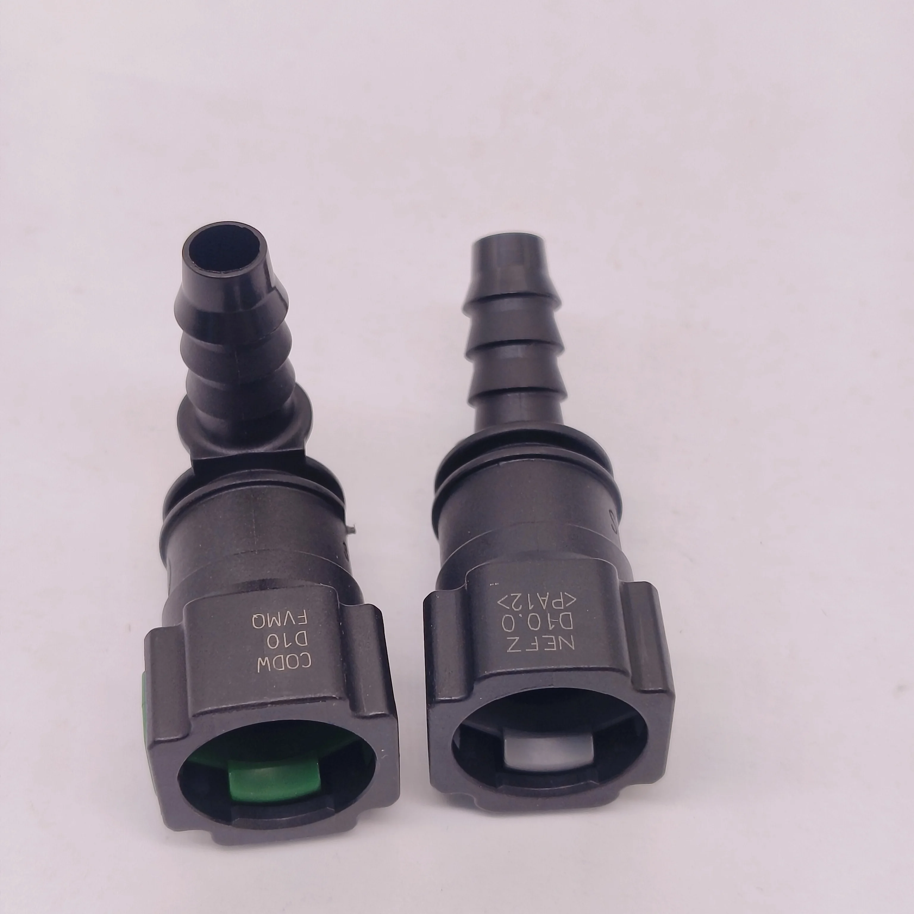 2pcs x D10 ID8 90&deg;/135&deg; Female Auto Car Fuel Line Hose Quick Release Connector Carburetor Part