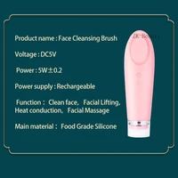 Multifunction Warm Facial Cleaning Brush Electric Face Washing Instrument Household Face And Eye Hot Compress Beauty Machine 2