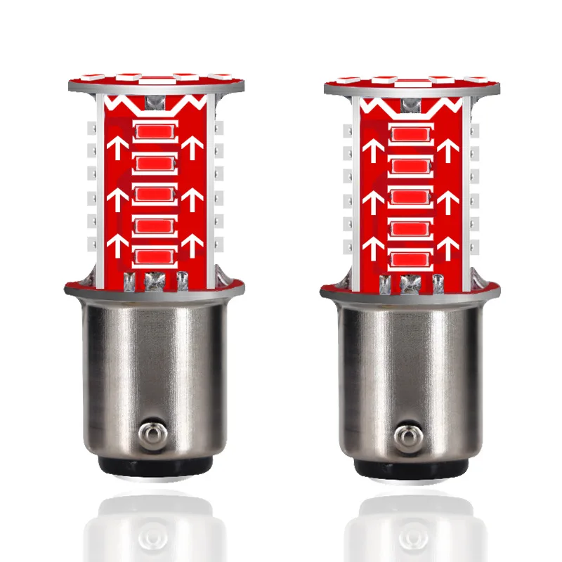 S25Canbus1157FlashFlowingMotorcyclesLEDTailLightBulb3014