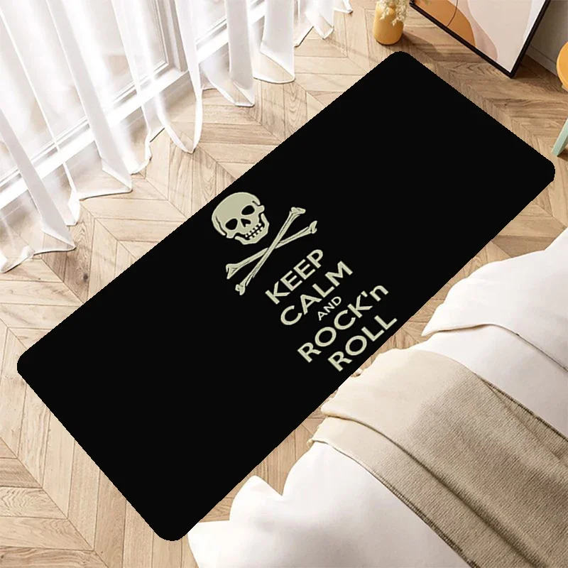 

Rock N Roll Doormat Entrance Door Bathroom Mat Washable Non-slip Kitchen Rug Bath Mats Custom Living Room Floor Carpet Home Rugs