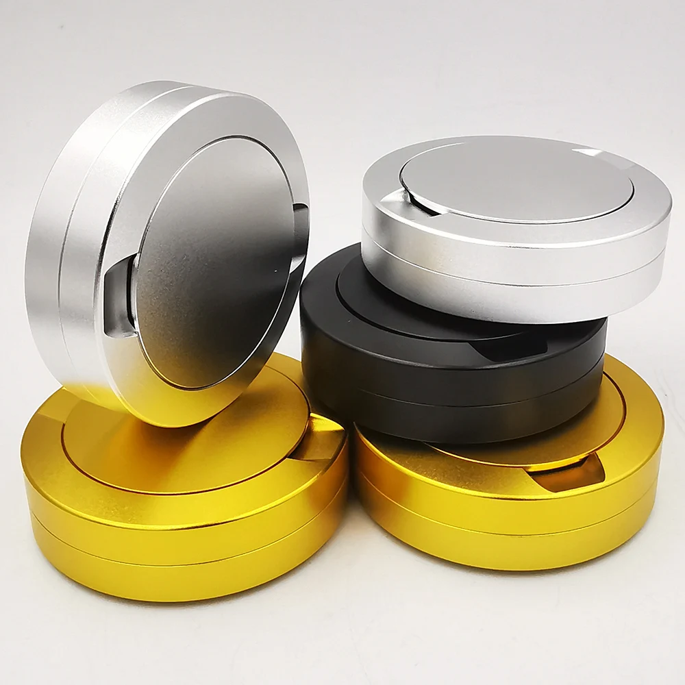 Zyn Metalldose, 72 mm, Behälter, Aufbewahrung, Zinn, Snus-Dosen, Aluminium, schwarze Farbe, 3 Schichten, Schnüffelbox, CNC-Metall für Snus – Detail 8