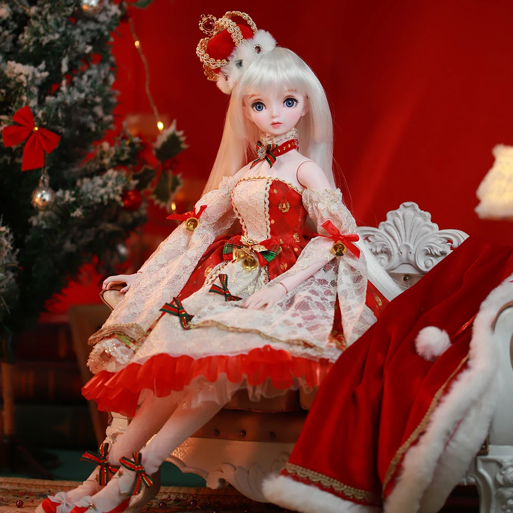 Dream Fairy 1/3 DBS doll 62 cm mechanical joints hand-painted makeup Christmas elements high quality makeup BJD SD