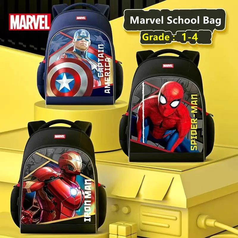 2024-disney-school-bag-for-boys-grade-1-4-primary-student-shoulder-orthopedic-backpack-iron-spider-man-captain-america-mochilas