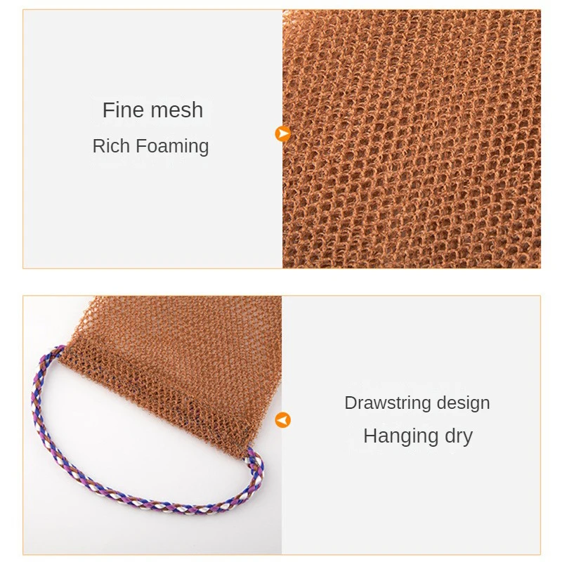 2024 African Net Sponge Exfoliating Body Net Scrubbing Wash Net Washcloth Bathing Sponge Net Shower Cleaning Tools 5