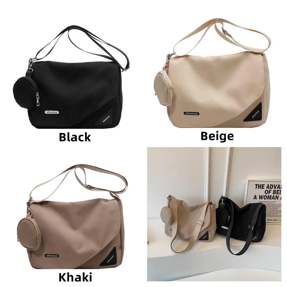 Women Crossbody Bag Ladies Canvas Handbag Travel Casual Shoulder Bag Leisure Fashion Messenger Bags Schoolbags