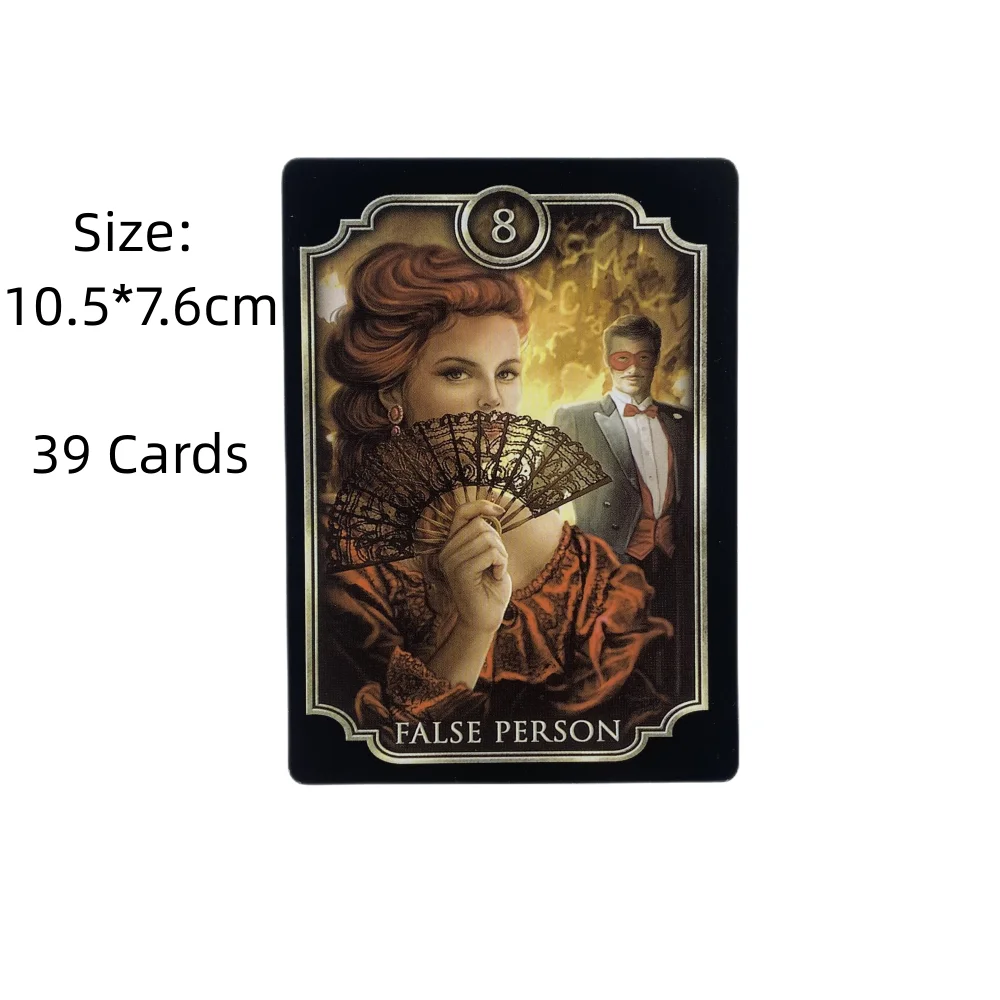 FIN Sieb Kipper Tarotkarten Englische Version Divination Fate Deck Oracle Card Brettspiele – Detail 6