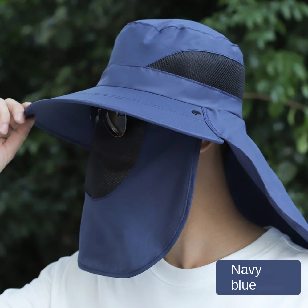 Wide Brim Sun Hat Wide Brim Sun Hat Sunscreen and Shading UV Protection Fisherman Hat Breathable Protect Neck Agricultural Work Gift