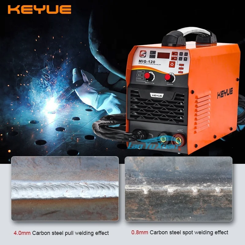dc inverter electric welding machine mig gasless welder MIG-120 4