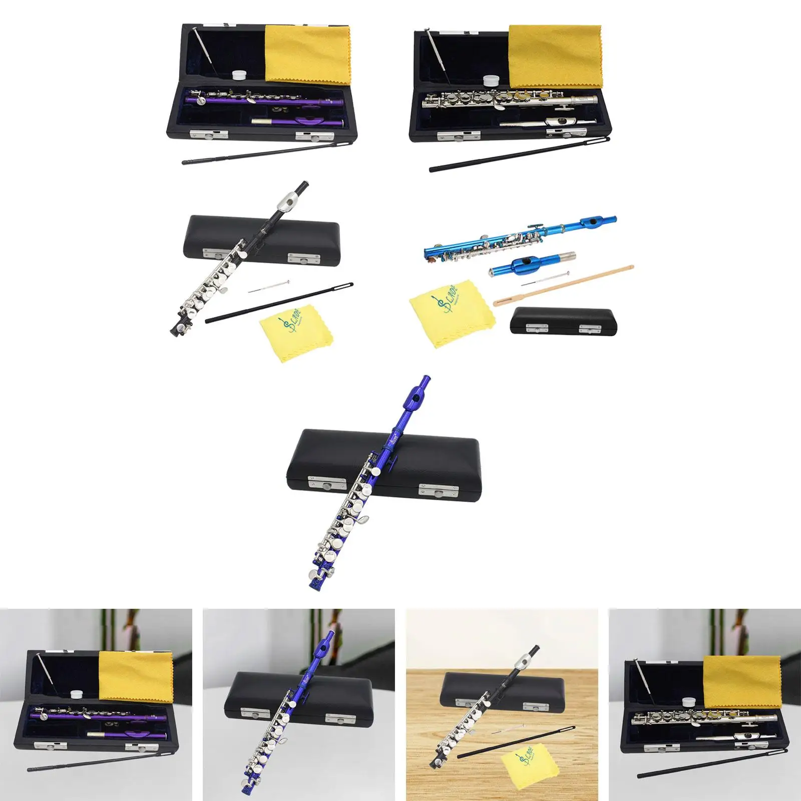 Piccolo in C with Hard Case and Maintenance Kit for Student Use