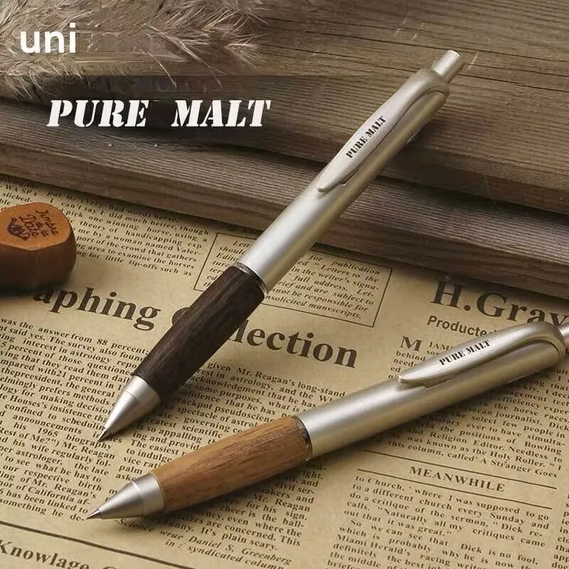 

1pcs Japan UNI UMN-515 Gel Pen Oak Grip 0.5mm Bullet Tip Black Core Large Capacity Student Office Writing Stationery