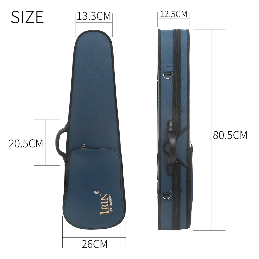 Vioolkoffer, 4/4 Viool Harde Koffer Rechthoek Oxford Doek Schuim Lichtgewicht Vioolkist voor Violist Vioolkoffer, 4/4 Viool Harde Koffer Rechthoek Oxford Doek Schuim Lichtgewicht Vioolkist voor Violist