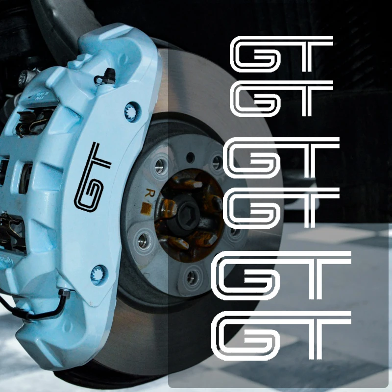 6pcs Car Caliper Cover Decorative Viny Sticker for Ford Mustang Shelby