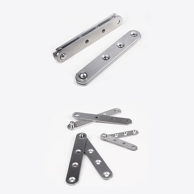 Stainless Steel 360 Degree Rotating Door Pivot Hinge Home Door Tool Box Cabinet Hardware Windows Hinge 60/76/100mm stainless steel hinges door hinges