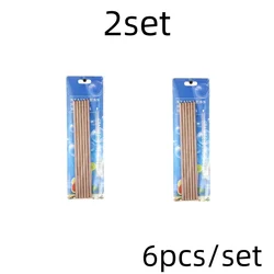 Set of 6 Reusable Stainless Steel Drinking Straws with Cleaning Brush and Carrying Case - Eco - Friendly Party and Bar Accessory (Rose gold B 2pcs)