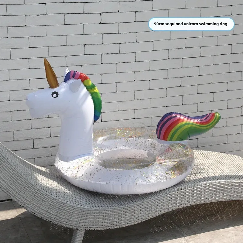 Unicorn Swimming Circle Large Size Thickened Rescue Ring Sports And Entertainment Product From China Mainland