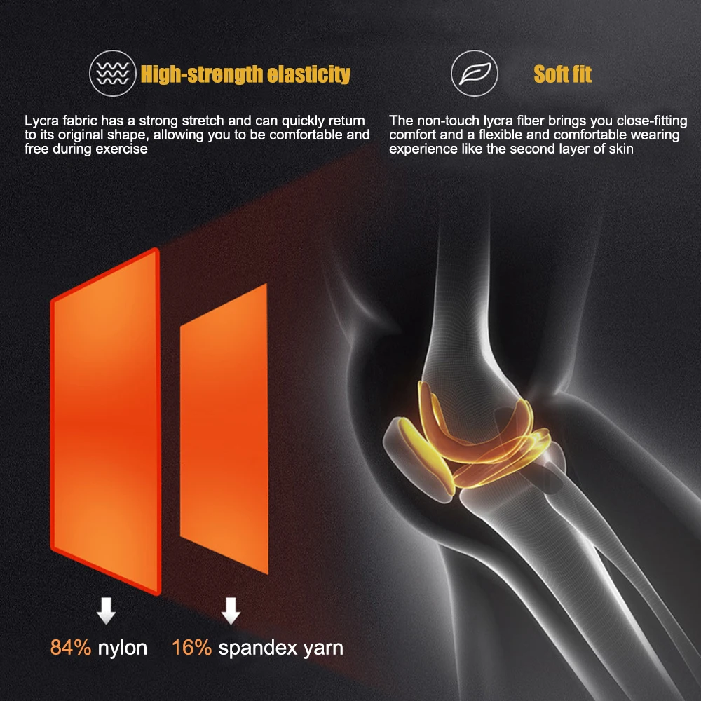 Knee Compression Pads Basketball Knee Pads Honeycomb Padding Breathable & Non-Slip Pads Volleyball Gym 1Pcs/2Pcs