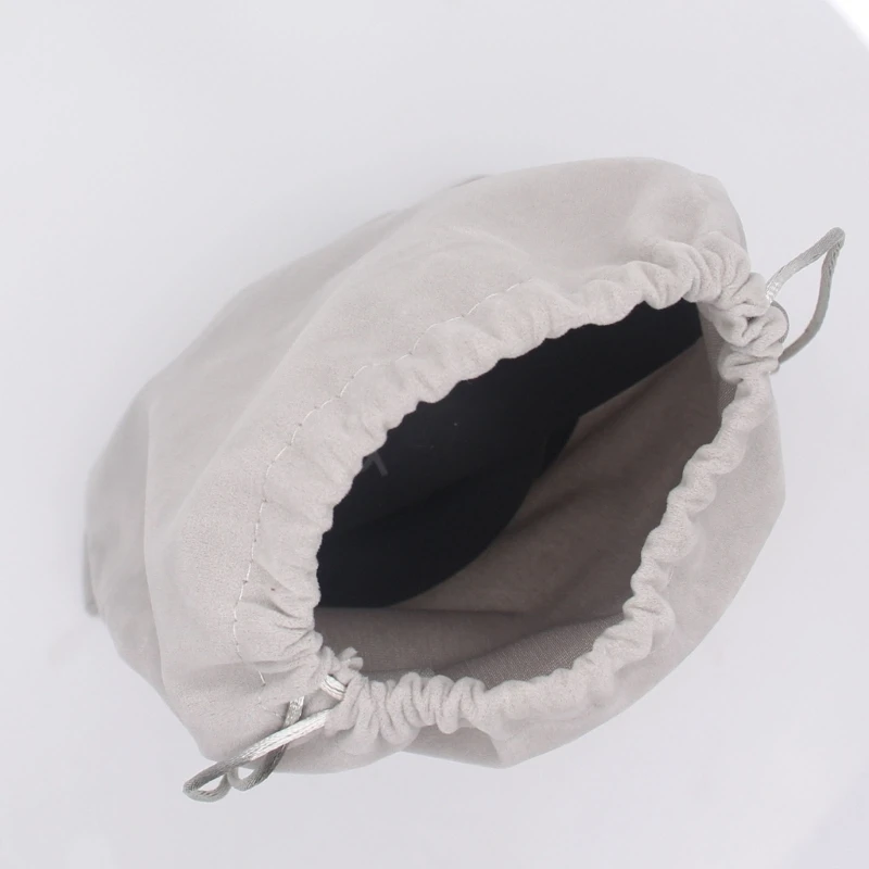 Portable Earphone Protective Pouch with Drawstring Closure