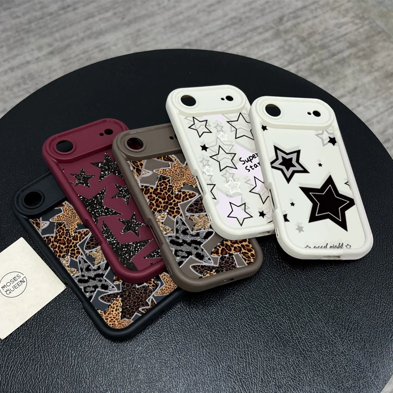 Charming Black Star Soft Phone Case