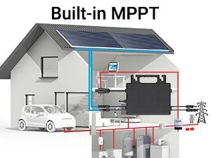800W Mikro-Wechselrichter, 2 MPPT, WLAN-Überwachung, IP67, Plug & Play Netzgekoppelter Solar-Wechselrichter für Balkon-Kraftsysteme – Detail 27