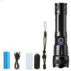 Ultra - Bright Rechargeable LED Tactical Flashlight for Outdoor Adventures and Emergency Use (18650 battery no box)