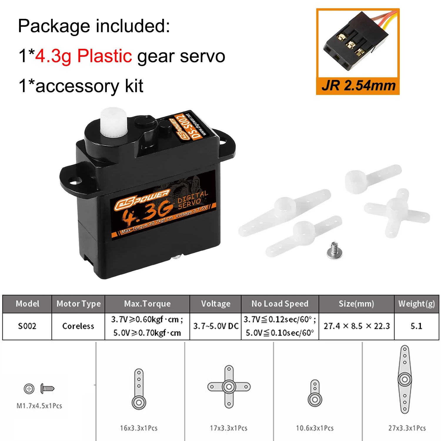 High-Precision Digital Micro Servo for RC Air and Land Vehicles
