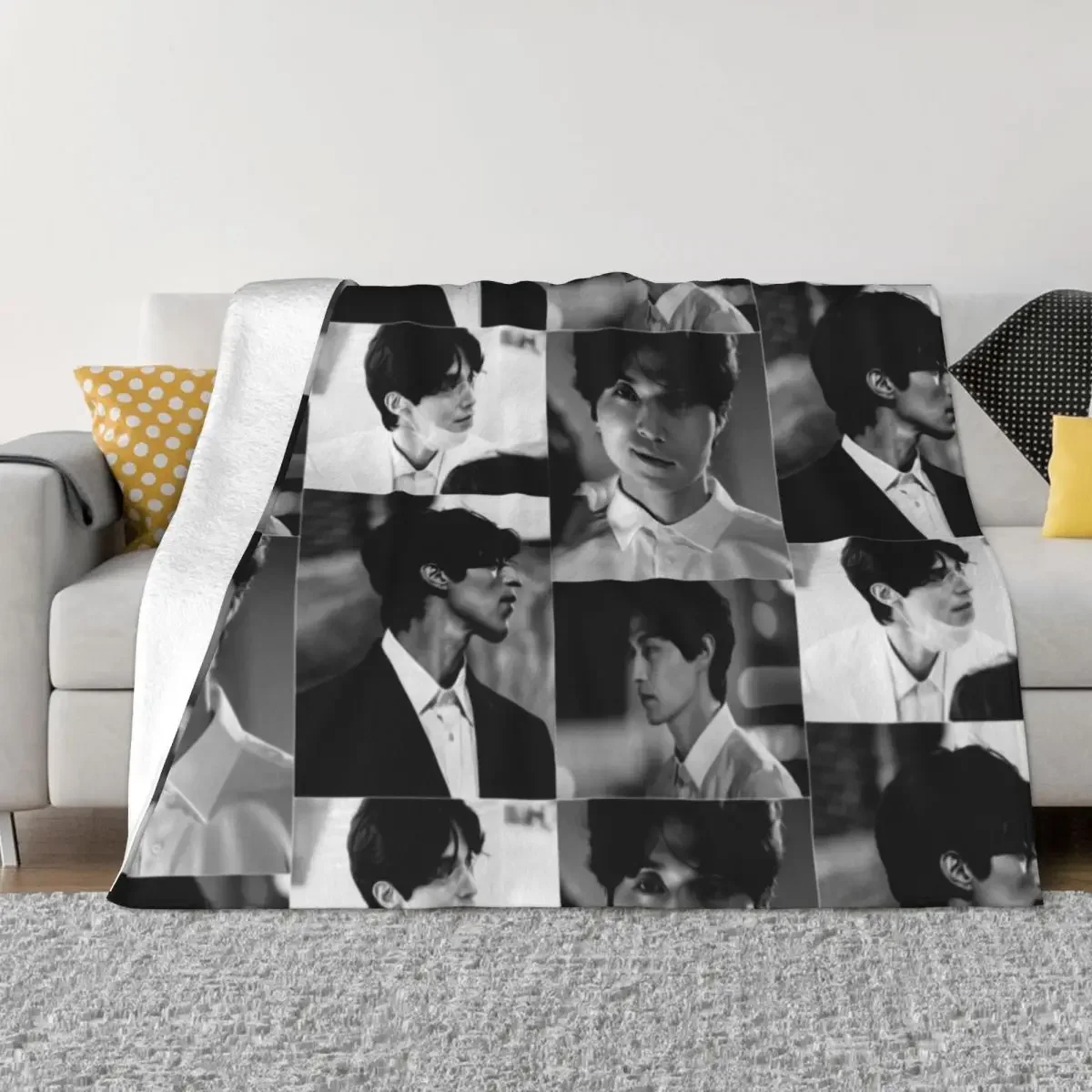 

[Lee Dong Wook + Stranger] Throw Blanket Weighted Blankets Sofas Of Decoration Plaid Blankets