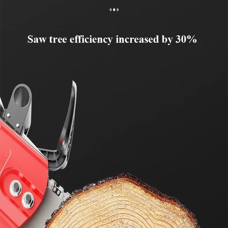 Electric chain saw Rechargeable Brushless Lithium Battery 12 inch Outdoor Garden Electric Saw