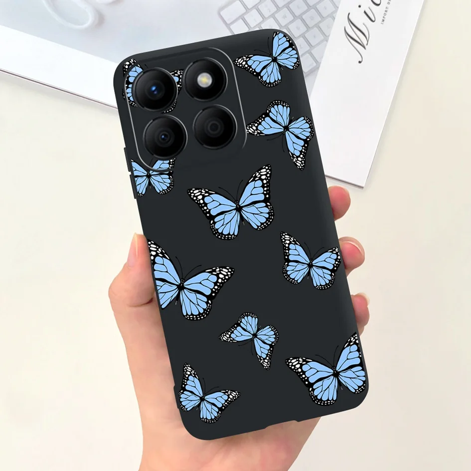 Lovely Heart and Floral Painted Soft Bumper Case
