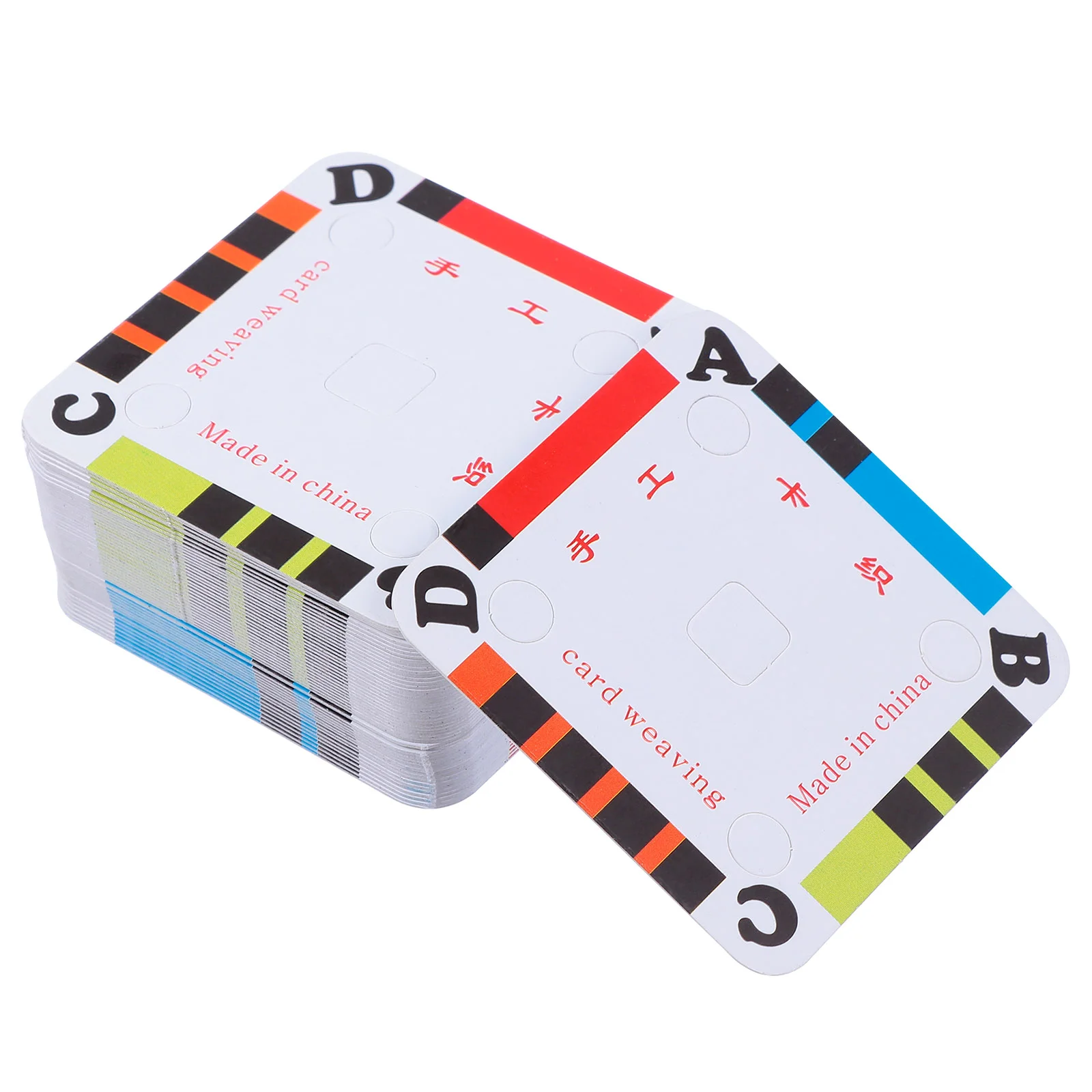 

Professional Weaving Cards Tablet Paper Loom Cards DIY Craft Accessories Weaving Cards Tablet For Loom Weaving Supplies