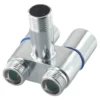 Triangle Valve Angle Valve 1 In Two Out Double Control Faucet Toilet Triangle Valve Alloy Material For Kitchen 2