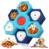 Four-layer pet dog cat feeder Educational pet toy Rotary turntable training foraging toy pet supplies 1