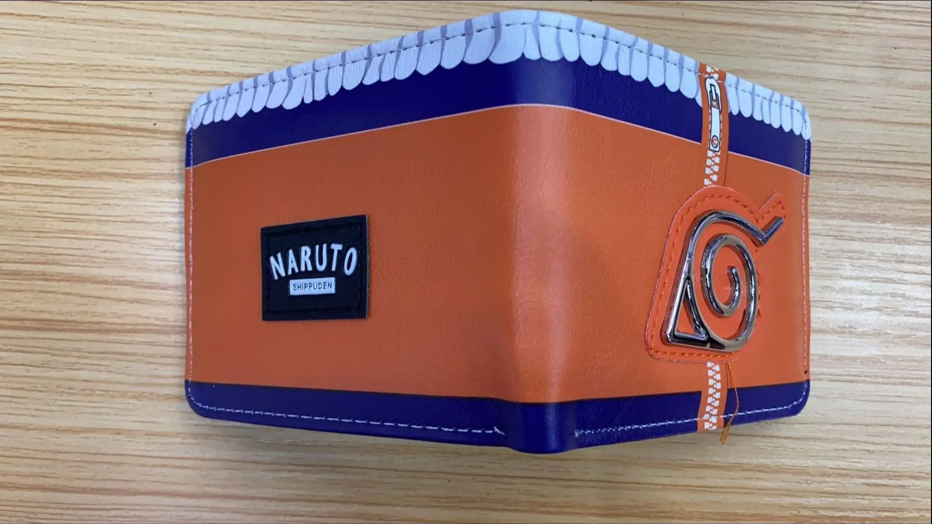 Naruto & Kakashi Foldable PU Leather Wallet — product detail