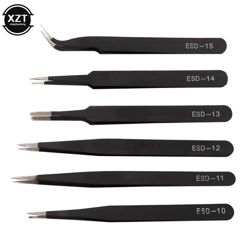 

1 шт., антистатический набор пинцетов из нержавеющей стали