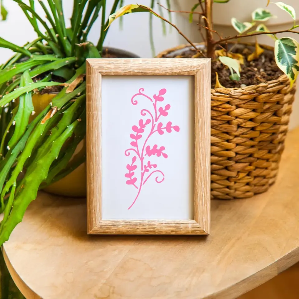 Set 18 Stencil Per Pittura Fai Da Te - Maschere Riutilizzabili In PET Con Motivi Floreali E Foglie Per Scrapbooking E Decorazione Pareti - 3