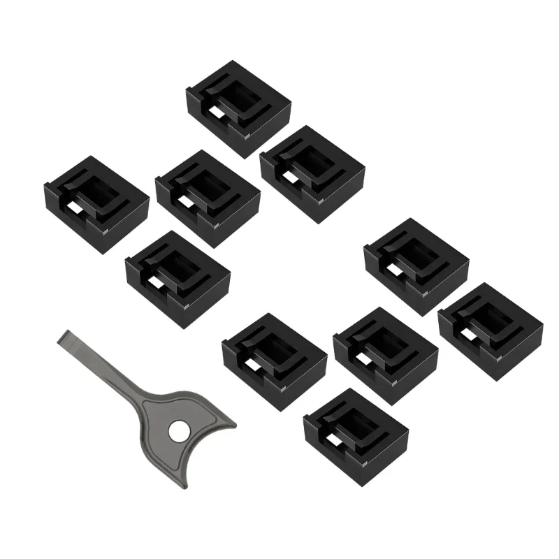 Pack of 10 USB Port Blockers With Key USB Lock for PC Laptop Data Protections